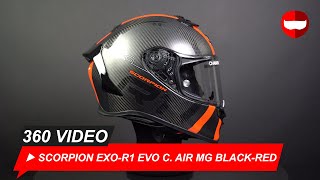 Scorpion EXOR1 EVO CARBON AIR MG BlackRed  ChampionHelmetscom [upl. by Standish576]