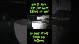 Bambu Lab P1P Moon Lithophane Time lapse [upl. by Akcire]