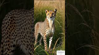 Today I Captured Cheetah Lurking in the Grasslands shorts shortsvideo cute animals [upl. by Gnol779]