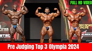 Olympia 2024 Live 1st Call Out Bodybuilding Hadi Choopan VS Samson Dauda VS Derek Lunsford [upl. by Acherman]