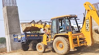 JCB 3DX Work Video Tractor Loading 🥳 jcb tractor [upl. by Sillig]