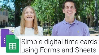 Digital Time Card using Forms and Sheets [upl. by Demha]