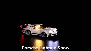 1974 Porsche 911 Turbo 30 Lego Light Kit for 75895 [upl. by Aglo]