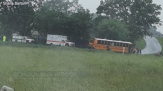 Director of Schools No injuries reported in Hawkins County school bus crash [upl. by Sirtaeb]