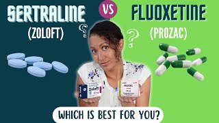 Comparison of Fluoxetine Prozac vs Sertraline Zoloft [upl. by Aibos]