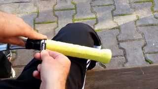 tenis raketi gribi nasıl sarılır  how to change racquet overgrip [upl. by Perreault]