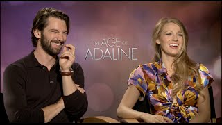 THE AGE OF ADALINE interviews  Blake Lively Michiel Huisman Lee Tolan Krieger [upl. by Imeaj952]