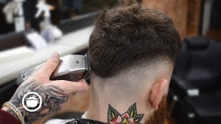 Textured Top Fade  Haircut to Cure the Hangover [upl. by Enyaw]