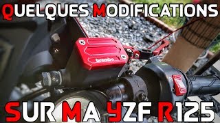 MECAVLOG QUELQUE MODIFICATIONS SUR MA YAMAHA YZF R125 [upl. by Younger]