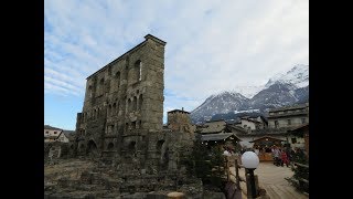 Courmayeur e Aosta ai mercatini di Natalemarchè vert noel [upl. by Gusba]