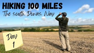 Hiking 100 Miles  The South Downs Way [upl. by Grath432]