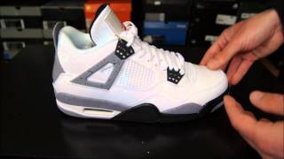 Air Jordan IV 4 White Cement Grey [upl. by Alric]