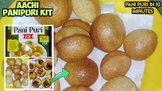 Pani Puri in Just 10 minutes at home  Aachi Panipuri Kit  Cooking EP23  Spicy Ramnad [upl. by Ennairrek243]