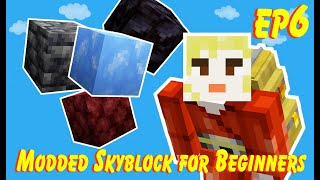 Ice Ice Baby Modded Skyblock for Beginners in All the Mods 9 To the Sky EP6 [upl. by Arrotal]