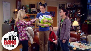 Penny and Leonard Share Custody of Sheldon  The Big Bang Theory [upl. by Mathur]