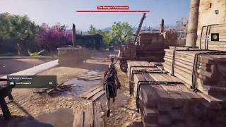 Mongers Warehouse Final Chest Location  AC Odyssey [upl. by Zeuqram]