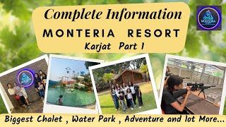 Monteria Resort Near Mumbai I Adventure Activities Zipline amp Waterpark  GetawayStaycation Karjat [upl. by Gunilla673]