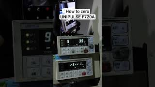 How to zero Unipulse F720A  Calibration Electronic Load shortvideo howtocalibration calibration [upl. by Kylander]