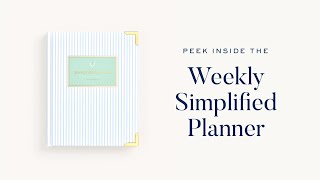 Peek Inside the 2024 Weekly Simplified Planner  Simplified® by Emily Ley [upl. by Aidin442]