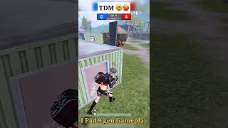 I pad 9 gen Gameplay TDM 🤯 gamingvideosbgmi bgmiindia tdmplayer bgmishorts [upl. by Tager]