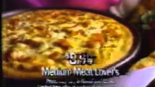 1992 Pizza Hut Meat Lovers Pizza commercial [upl. by Lainahtan]