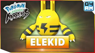 Where To Find ELEKID amp How To Catch It in Pokemon Legends Arceus [upl. by Showker299]