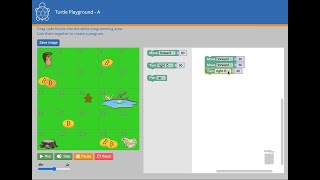 Blockly Turtle Playground A  Introduction [upl. by Pathe]