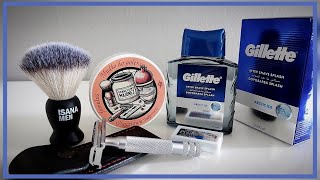 💈 Famulus quotGranatowy Majonezquot Mydło do Golenia Gillette Arctic Ice Aftershave Lotion 💈 [upl. by Hakon]