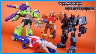 Super7 Ultimates Transformers Wave 3 G2 MEGATRON ALLIGATICON WRECKGAR amp TARN ACTION FIGURE REVIEW [upl. by Banks]