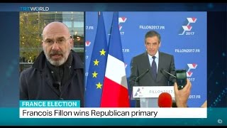 France Election Francois Fillon wins Republican primary [upl. by Nonregla]