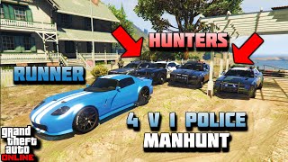 4 POLICE vs BANSHEE GTA 5 Manhunt l ft HarmNone twingomp4 NoProblemCheating GTAJANKY [upl. by Folger]