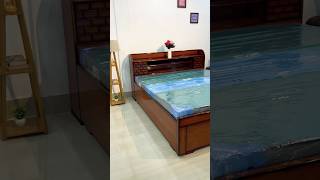 Uniquely Designed Segun Wood Double Box Bed Simple amp Elegant Furniture Manufacturer in Assam bed [upl. by Marcell161]