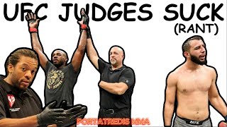 UFC JUDGES SUCK WHY [upl. by Atina414]