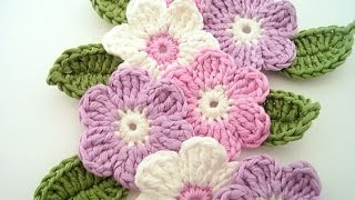 TUTORIAL FLOR A CROCHET II [upl. by Sibeal]