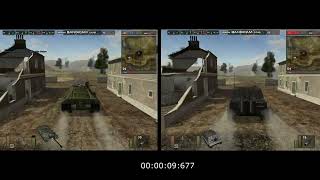 T28T95 tank vs Sturmtiger Tank drag race no nos  Battlefield 1942 Secret Weapons of the WWII [upl. by Libna683]