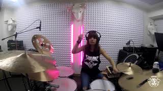 NERVOSA  Perpetual Chaos Drum Playthrough  Napalm Records [upl. by Yecnahc]