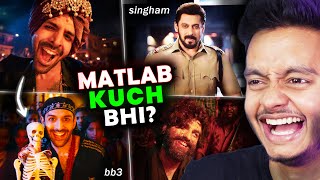 17  WTF moments in Bhool Bhulaiyaa 3 amp Singham again [upl. by Nibuz]