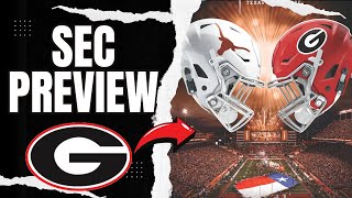 Texas vs Georgia SEC Championship preview amp PLAYOFF SEEDING Critiques [upl. by Norreg462]