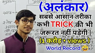 ALANKAR IN HINDI  अलंकार कभी भूल नहीं पाओगे  TRICK  MOHIT SHUKLA HINDI [upl. by Assylla]