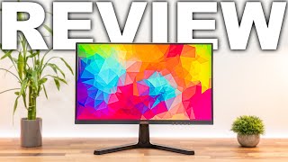 CRUA 24 Inch 144hz180hz Curved Gaming Monitor FHD 1080P Frameless Computer Monitors [upl. by Eladnek]