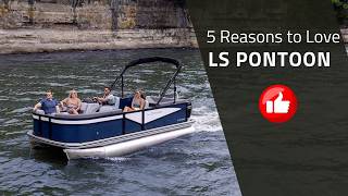 Lowe Boats  5 Reason to Love the LS Pontoon Boats [upl. by Airtina96]