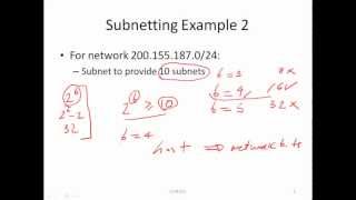 Subnetting by Example  2  Subnet into specified number of subnets [upl. by Eramal71]