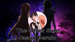 Jason Derulo  The Other Side  Nightcore Lyrics [upl. by Ardnassela]