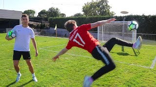 CROSSBAR CHALLENGE vs CRISTIANO RONALDO [upl. by Htaeh992]