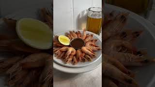 Camarones de Laguna con el sabor real del camarón 🦐mariscos loscurricanes restaurante familia [upl. by Elke764]