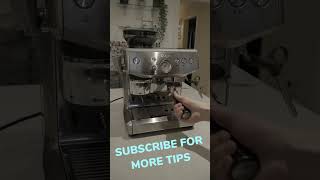 Sage Barista Express Impress  Quick Warming Tip [upl. by Nitsuj502]