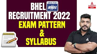 BHEL Recruitment 2022  Syllabus amp Exam Pattern  By Pratik sir [upl. by Nnylyahs]