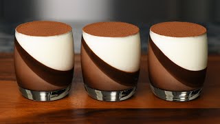 Chocolate dessert panna cotta Easy to make No bake [upl. by Stoughton]