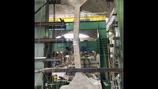 Reinforced Concrete Column Strengthened with FRP Test [upl. by Einner]