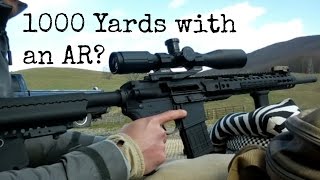 1000 Yards with an AR with factory ammo HD [upl. by Hsak]